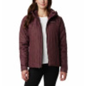 Columbia Women's Copper Crest Hooded Jacket, Malbec, 2X Plus